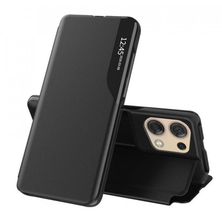 Husa Oppo Reno8 tip carte Techsuit eFold - Negru