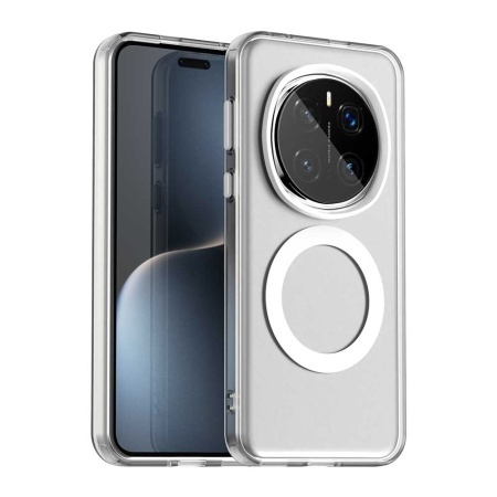 Husa pentru Honor Magic7 Pro, SKYDDAR INOVATION, CandyCase, Magsafe, set cu sticker, Alb
