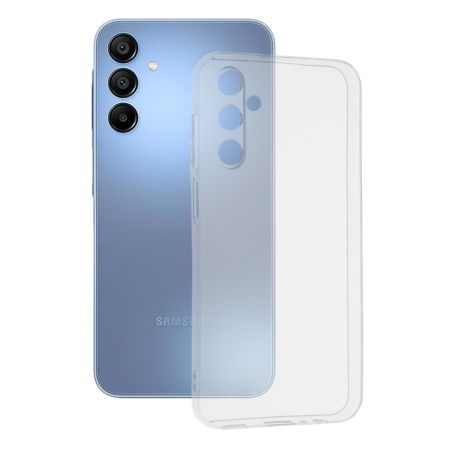 Husa pentru Samsung Galaxy A15 4G / Galaxy A15 5G, SKYDDAR INNOVATION, ClearGuard, din silicon transparent, set cu sticker, Transparenta