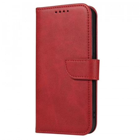 Husa pentru Samsung Galaxy A54 5G tip carte, SKYDDAR Wallet - Rosu