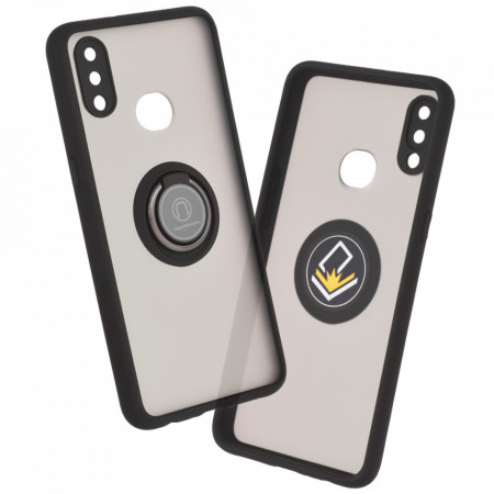 Husa Samsung Galaxy A10s cu inel, Techsuit Glinth - Negru