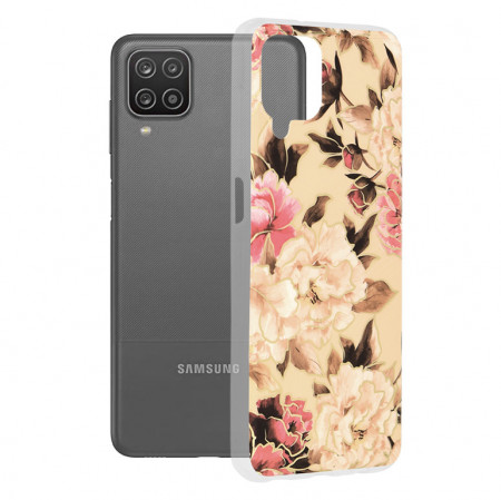Husa Samsung Galaxy A12 Marble Series, Techsuit - Mary Berry Nude