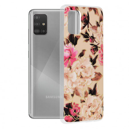 Husa Samsung Galaxy A51 4G Marble Series, Techsuit - Mary Berry Nude
