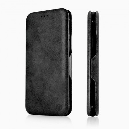 Husa Samsung Galaxy A54 tip carte magnetica, Techsuit Safe Wallet - Negru