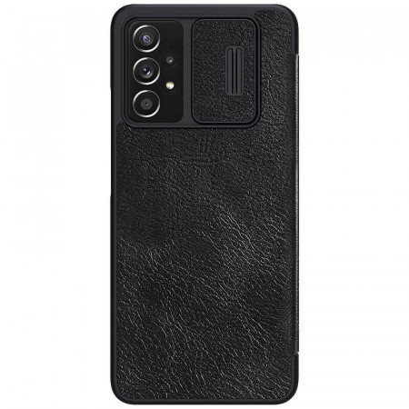 Husa Samsung Galaxy A73 5G, Qin Vegan Leather Case, Nillkin - Negru