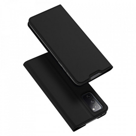 Husa Samsung Galaxy S20 FE tip carte, Skin Pro Dux Ducis - Negru