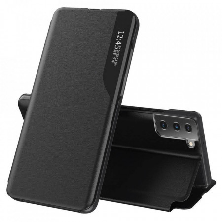 Husa Samsung Galaxy S21 Plus tip carte, Techsuit eFold - Negru