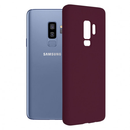 Husa Samsung Galaxy S9 din silicon moale, Techsuit Soft Edge - Plum Violet