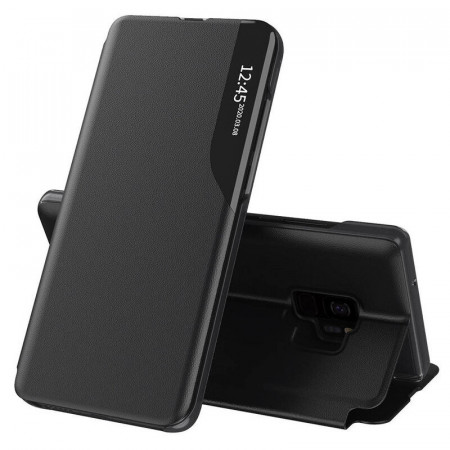 Husa Samsung Galaxy S9 tip carte, Techsuit eFold - Negru