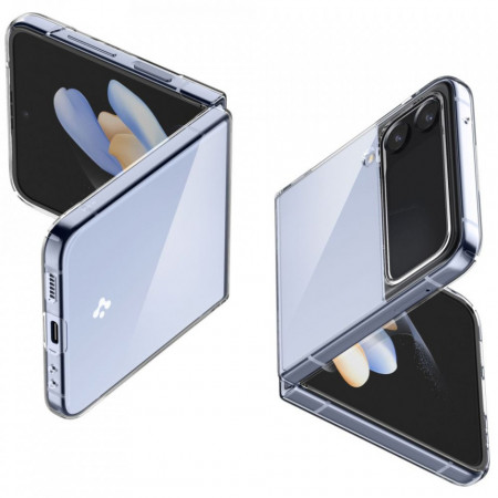 Husa Samsung Galaxy Z Flip4 5G, Spigen AirSkin - Crystal Clear