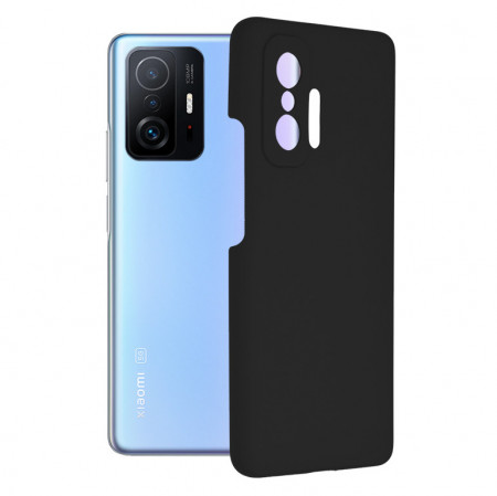 Husa Xiaomi 11T / 11T Pro din silicon moale, Techsuit Soft Edge - Negru
