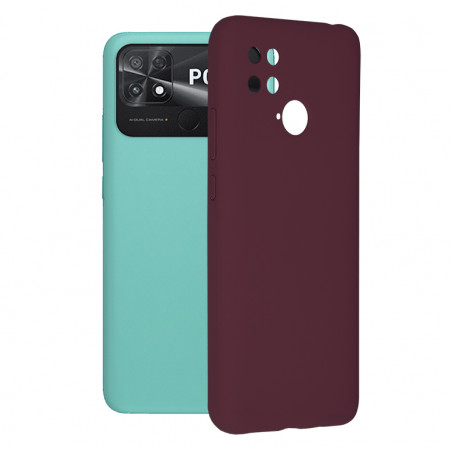 Husa Xiaomi Poco C40 din silicon moale, Techsuit Soft Edge - Mov