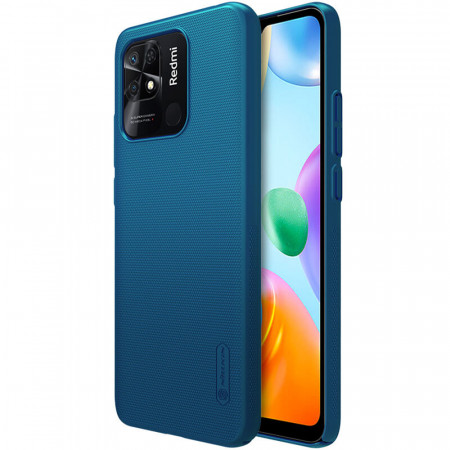 Husa Xiaomi Redmi 10C, Nillkin Super Frosted Shield - Albastru