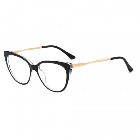 Ochelari calculator dama protectie lumina albastra, Techsuit (F5018-C72) - Dark Black