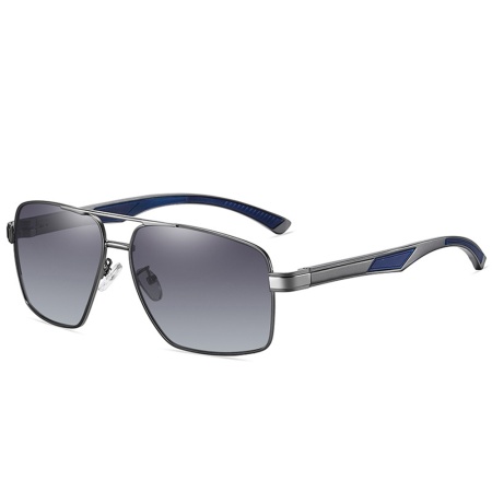Ochelari de soare barbati, Aviator, Polarizati, Skyddar LM001, Gri