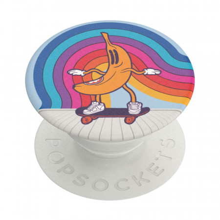 PopSockets Original, Suport cu diverse functii - Retro Banana