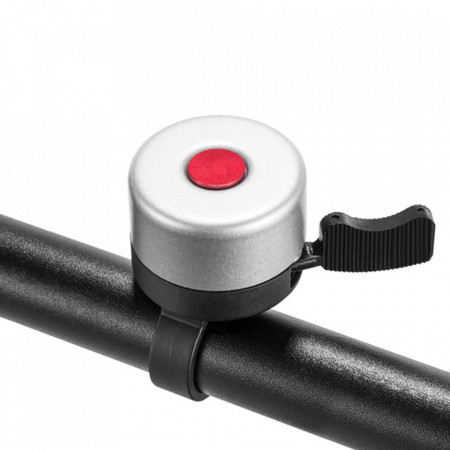 Sonerie bicicleta, montare rapida, RockBros (2018-1BS) - Argintiu