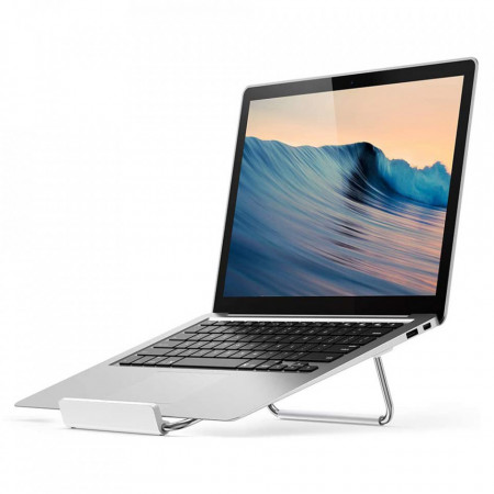Suport laptop birou, reglabil, 17 inch si maxim 20kg, Ugreen (80348) - Argintiu