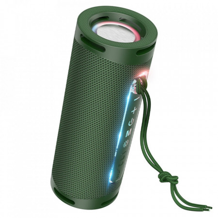 Boxa portabila Wireless (HC9 Dazzling pulse), cu Ambient Light, Bluetooth 5.1, 2x5W, HOCO - Verde