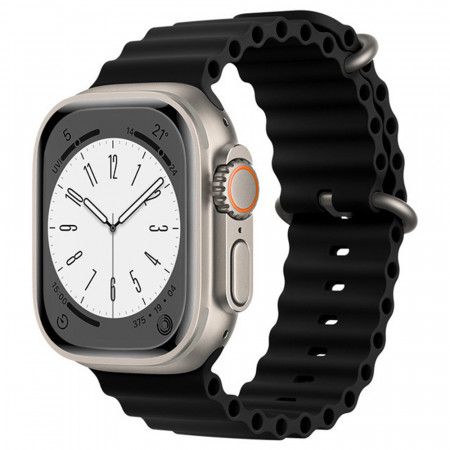 Curea Apple Watch (38 mm / 40 mm / 41 mm), Techsuit W038 - Negru