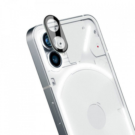 Folie camera iPhone 14 / iPhone 14 Plus, Techsuit Full Camera Glass - Negru