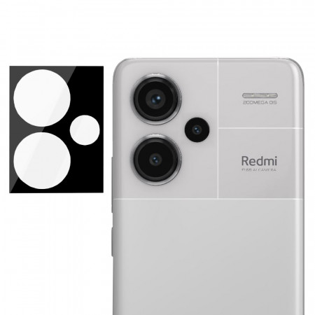 Folie camera Xiaomi Redmi Note 13 Pro+ 5G, Techsuit Full Camera Glass - Negru