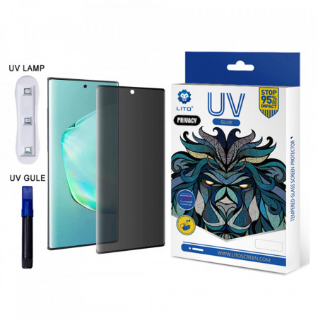 Folie de sticla Samsung Galaxy Note 20 Ultra, UV Glue LITO - Privacy