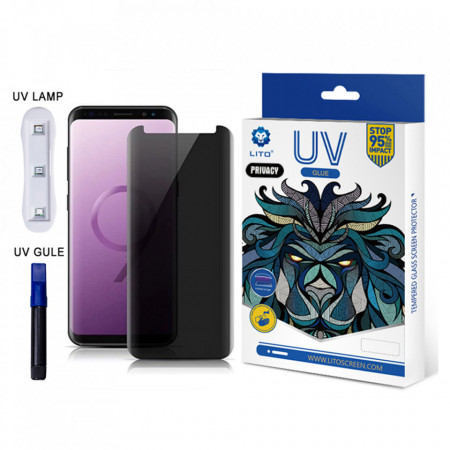 Folie de sticla Samsung Galaxy Note 9, UV Glue LITO - Privacy