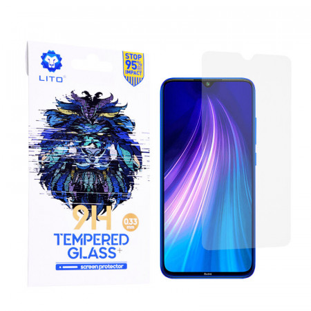 Folie Xiaomi Redmi Note 8T din sticla 2.5D Classic LITO - Clear
