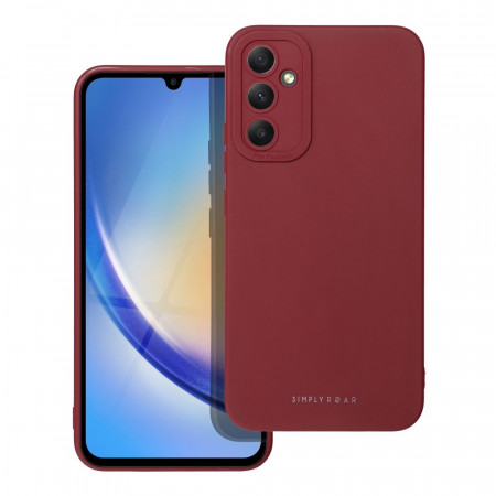 Hunsa pentru Samsung Galaxy A34 5G protectie camera, Skyddar Roar - Rosu