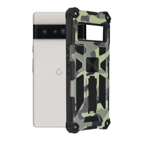 Husa Google Pixel 6 Pro, Blazor Series, Techsuit - Camo Lime