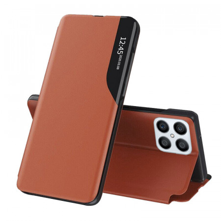Husa Honor X8 tip carte, Techsuit eFold - Portocaliu