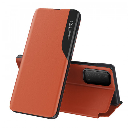 Husa Huawei P Smart 2021 tip carte, Techsuit eFold - Portocaliu