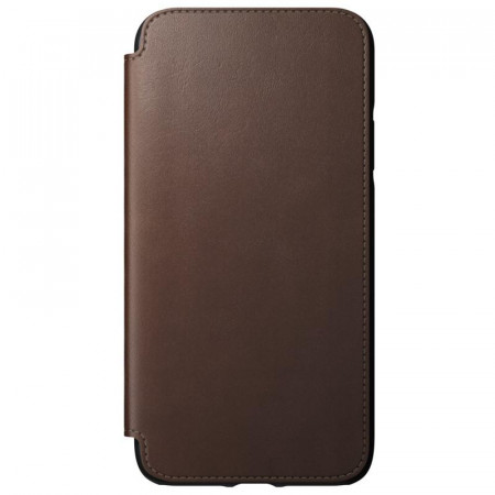 Husa iPhone 11 Pro Max din piele naturala, NOMAD Rugged Folio - Brown