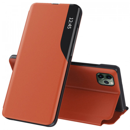 Husa iPhone 12 / 12 Pro tip carte, Techsuit eFold - Portocaliu
