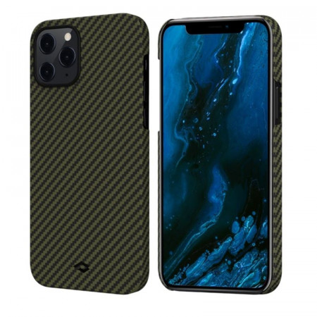 Husa iPhone 12 Pro PITAKA MegEZ - Black/Yellow