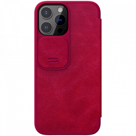 Husa iPhone 13 Pro Max, Qin Leather PRO Case, Nillkin - Rosu