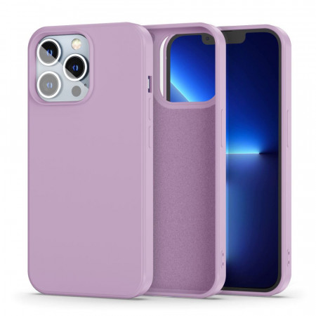 Husa iPhone 14 Pro din silicon, TECH-PROTECT - Violet