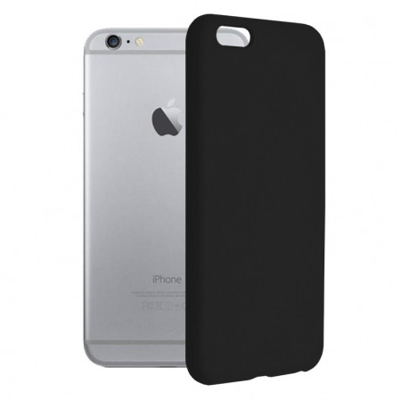 Husa iPhone 6 Plus din silicon moale, Techsuit Soft Edge - Negru