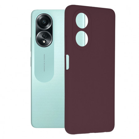 Husa Oppo A58 4G din silicon moale, Techsuit Soft Edge - Mov
