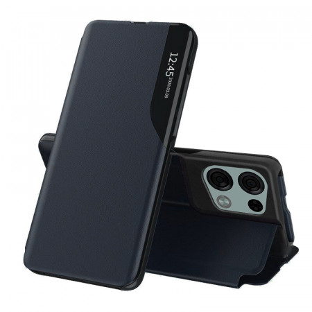 Husa OPPO Reno 8 Pro tip carte, Techsuit eFold - Albastru