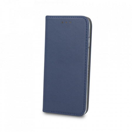 Husa pentru Motorola Moto E20 / E30 / E40 tip carte, Skyddar Smart Magnet - Albastru