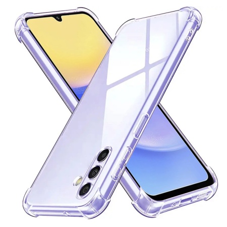 Husa pentru Samsung Galaxy A16 4G / Galaxy A16 5G , SKYDDAR INNOVATION, Shockproof Clear din Silicon Slim, Transparenta, set cu sticker