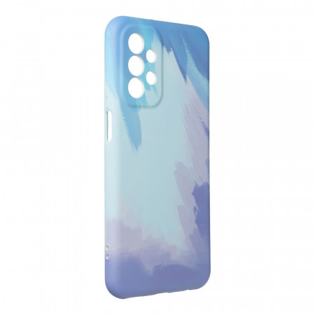 Husa pentru Samsung Galaxy A23 5G din plastic dur, Skyddar POP - Albastru