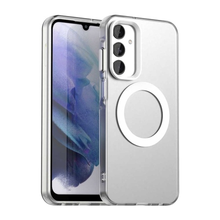 Husa pentru Samsung Galaxy A25 5G, SKYDDAR INOVATION, CandyCase, Magsafe, set cu sticker, Alb