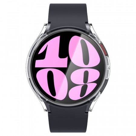Husa pentru Samsung Galaxy Watch6 40mm, Spigen Ultra Hybrid - Crystal Clear