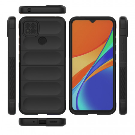 Husa pentru Xiaomi Redmi 9C NFC / Redmi 9C eleganta, din silicon mat, SKDR Vogue - Negru