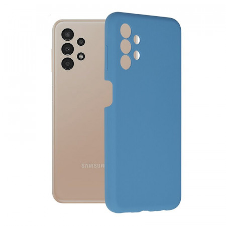 Husa Samsung Galaxy A13 4G din silicon moale, Techsuit Soft Edge - Denim Blue