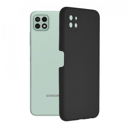 Husa Samsung Galaxy A22 5G din silicon moale, Techsuit Soft Edge - Negru