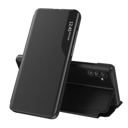 Husa Samsung Galaxy A55 5G tip carte, Skyddar Eco View Leather - Negru